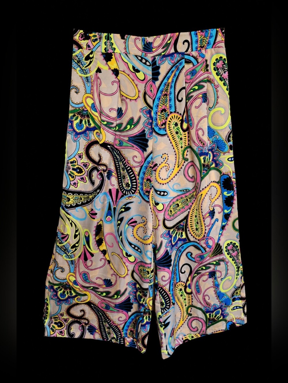 Nina Parker Paisley 2-Piece Matching Set Duster & Wide Leg Pants Women Size 1X - Picture 4 of 16
